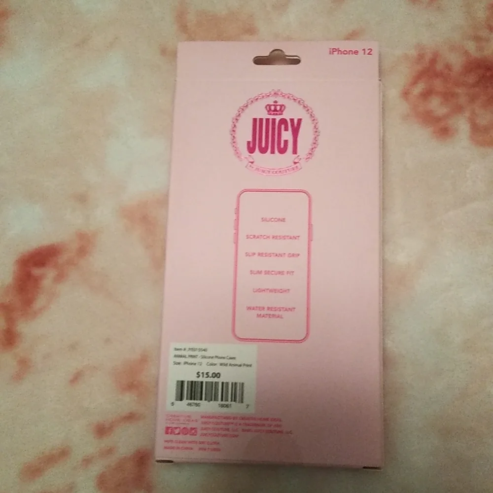 Juicy Couture iPhone 12 Silicone Case